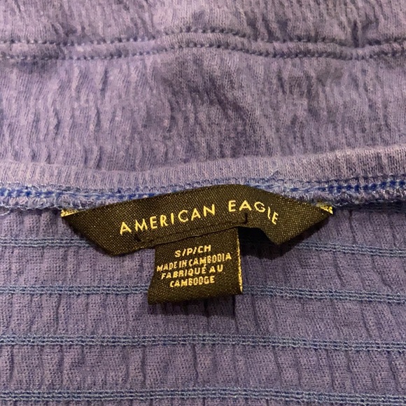 NWOT American Eagle Tube Top Blue Small - Picture 4 of 9